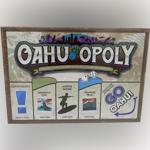 Toys Oahuopoly A Monopoly Styled Board Game Hawaii Poshmark